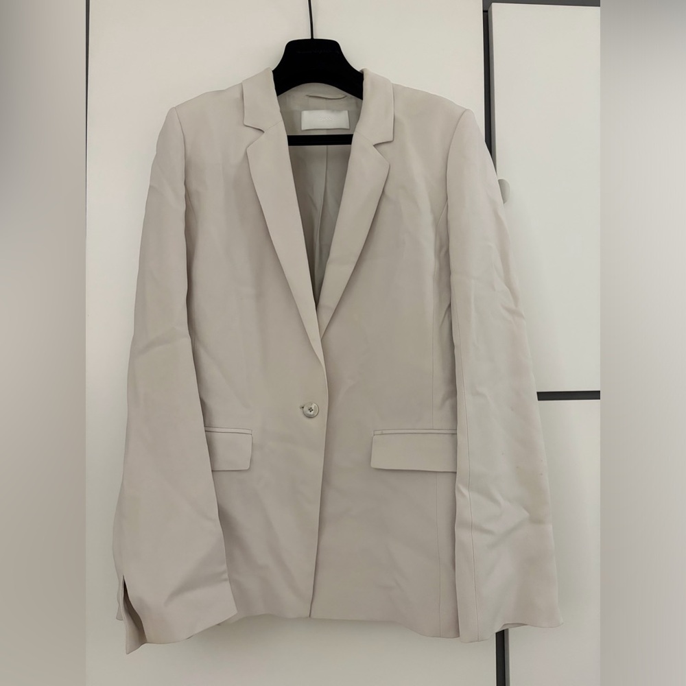 Hugo Boss Women's Single-Button Blazer in Light Beige